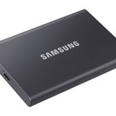 Внешний накопитель SSD USB Type-C 1Tb Samsung MU-PC1T0T/WW T7 Touch R/W 1000/1050MB/s, Titanium