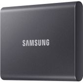 Внешний накопитель SSD USB Type-C 2Tb Samsung MU-PC2T0T/WW T7 Touch R/W 1000/1050MB/s, Titanium