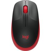 Мышь Logitech 910-005908 M190 беспроводная USB черная красная