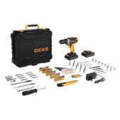 Набор инструментов Deko 065-0738 DKMT 95 Premium в чемодане, профессиональный (95 предметов) для авто и дома, 9.5кг