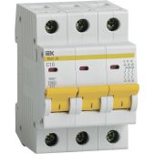 Выключатель автоматический IEK ВА47-29 (MVA20-3-016-C) 16A тип C 4.5kA 3П 400В 3мод белый