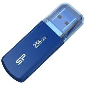 Устройство USB 3.2 256Gb Silicon Power SP256GBUF3202V1B Helios 202, голубой