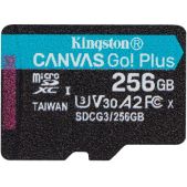 Карта памяти MicroSDXC 256Gb Kingston SDCG3/256GbSP Canvas Go! Plus Class 10 w/o adapter