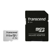 Карта памяти MicroSDXC 512Gb Transcend TS512GUSD300S-A Class 10 + adapter