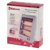 Обогреватель инфракрасный Sakura SA-0670 W 900Вт, 2 режима