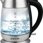 Чайник Brayer BR1010 2.2кВт, 1.7л ЗНЭ стекло, подсветка