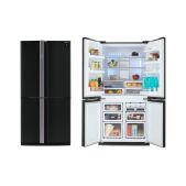Холодильник Side-by-Side Sharp SJGX98PBK 183x89.2x77.1см, объем камер 394+211, No Frost, морозильная камера снизу, черный