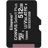 Карта памяти MicroSDXC 512Gb Kingston SDCS2/512GbSP Canvas Select Plus w/o adapter