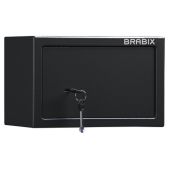 Сейф мебельный Brabix SF-200KL 291144 S103BR211114 200х310х200мм, ключевой замок, черный