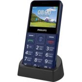 Мобильный телефон Philips E207 Xenium синий 2.31 240x320 Nucleus 0.08Mpix GSM900 1800 FM