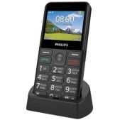 Мобильный телефон Philips E207 Xenium черный 2.31 240x320 Nucleus 0.08Mpix GSM900 1800 FM