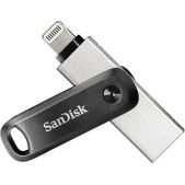 Устройство USB 3.0 Flash Drive 128Gb Sandisk SDIX60N-128G-GN6NE iXpand Go черное/серебристое