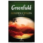 Чай черный Greenfield Golden Ceylon, черный, листовой, 200г, картонная коробка, 0791-10