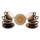 Набор чайный Luminarc J1261 Simply Eclipse на 6 персон, 6 чашек объемом 220мл и 6 блюдец