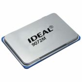 Штемпельная подушка Trodat 9072Мс, 153122 Ideal (110х70мм), металлическая, синяя 190089