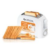 Тостер Centek CT-1420 белый 750Вт, 7 уровней мощности, теплоизолирован. корпус