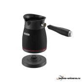 Турка электрическая Centek CT-1098 черный 1000Вт, 0.5л, нерж., съемная ручка, с