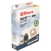 Мешки-пылесборники Filtero FLS 01 (S-bag) (4) ЭКСТРА для AEG, Electrolux, Philips, Bork