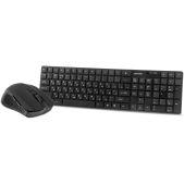 Комплект беспроводной (клавиатура + мышь) Smartbuy SBC-229352AG-K ONE черный