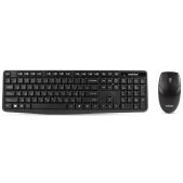 Комплект беспроводной (клавиатура + мышь) Smartbuy SBC-235380AG-K ONE черный