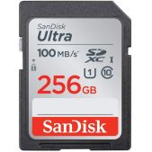 Карта памяти SDXC 256Gb SanDisk SDSDUNR-256G-GN3IN Class 10 UHS-I U1 Ultra 100MB/s