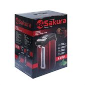 Термопот Sakura SA-1346 BR 750Вт, 6.0л 2 способа подачи воды коричневый нержавеющий корпус
