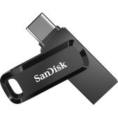 Устройство USB 3.1 Flash Drive 64Gb Sandisk SDDDC3-064G-G46 Ultra Dual Drive Go черное