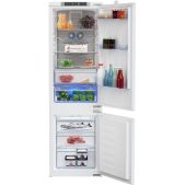 Встраиваемый холодильник Beko Diffusion BCNA275E2S белый двухкамерный