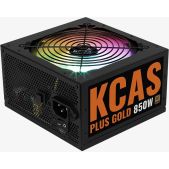 Блок питания ATX 850W Aerocool KCAS 850W PLUS RGB 80+ gold (20+4pin) APFC 120mm вентилятор Color LED 7xSATA