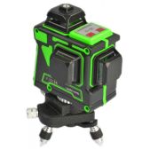 Лазерный уровень Zitrek 065-0168 LL12-GL-Cube (самовыравнивающийся, 12 линий, зеленый луч, до 30м, 1 аккумулятор, пульт ДУ)