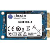 Накопитель SSD 256Gb Kingston SKC600MS/256G 3D TLC, mSATA, R/W 550/500MB/s, 150TbW