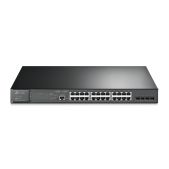 Коммутатор TP-Link TL-SG3428MP JetStream 28-port Gigabit L2+ Managed Switch with 24-port PoE+, PoE budget up to 384W, support SDN