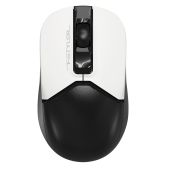 Мышь A4-Tech Fstyler FG12 Panda белый/черный оптическая (1200dpi) беспроводная USB (3but)