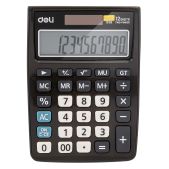 Калькулятор настольный 12-разрядов Deli E1238black черный