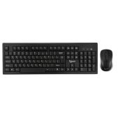 Комплект беспроводной (клавиатура + мышь) Gembird KBS-8002 черный 2.4ГГц 10м 1000Dpi