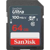 Карта памяти SDXC 64Gb Class10 Sandisk SDSDUNR-064G-GN3IN Ultra Class 10