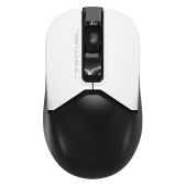 Мышь A4-Tech Fstyler FG12S Panda белый/черный (1200dpi) silent беспроводная USB (3but)