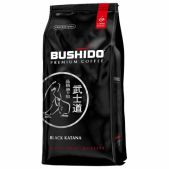 Кофе в зернах Bushido Black Katana, натуральный, 1000г, 100 арабика, вакуумная упаковка, BU10004008