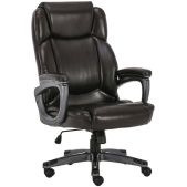 Кресло Brabix Premium Favorite EX-577 531936, офисное пружинный блок, рециклир. кожа, коричневое
