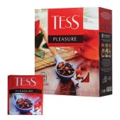Чай черный Tess Pleasure с шиповником и яблоком, 100 пакетиков по 1.5г, 0919-09