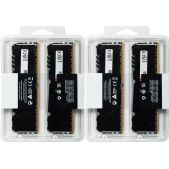 Модуль памяти DDR4 64Gb 2666MHz Kingston KF426C16BB1K4/64 CL16 DIMM (Kit of 4) 1Gx8 FURY Beast Black
