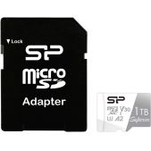 Карта памяти MicroSDXC 1Tb Silicon Power SP001TbSTXDA2V20SP Class 10 Superior + adapter