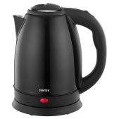 Чайник Centek CT-1068 черный 2000Вт, 2л металл, хромирован.вставка на крышке