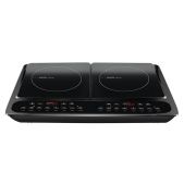 Плитка индукционная Centek CT-1514 черная 2 конфорки, 7 программ, LED-дисплей, таймер