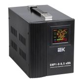 Стабилизатор напряжения IEK IVS20-1-00500 Home 0.5кВА однофазный черный
