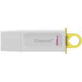 Устройство USB 3.1 Flash Drive 128Gb Kingston KC-U2G128-5R DataTraveler Exodia белый/желтый