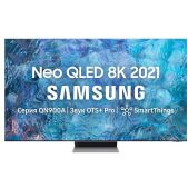 Телевизор 85 Samsung QE85QN900BUXCE Neo QLED 8K, Smart TV, Wi-Fi, Voice, PQI 4900, HDR 48х, HDR10+, DVB-T2 C S2, 6.2.2 CH, 80W, OTS+, FreeSync Premium Pro, 4HDMI, 3USB, STAINLESS ST