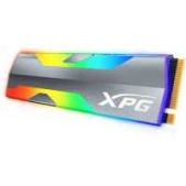 Накопитель SSD 1Tb ADATA ASPECTRIXS20G-1T-C XPG Spectrix S20G, M.2 2280, NVMe, PCIe 3.0 x4, 3D TLC, R/W 2500/1800MB/s, IOPs 160 000/190 000, 600TbW