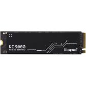 Накопитель SSD 1Tb Kingston SKC3000S/1024G KC3000, M.2 22x80mm, NVMe, PCIe 4.0 x4, 3D TLC, R/W 7000/6000MB/s, IOPs 900 000/1 000 000, TBW 800, DWPD 0.71, with Heat Spreader