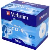 Диск CD-R 700Mb Verbatim 43365 16x Jewel case (10шт)
